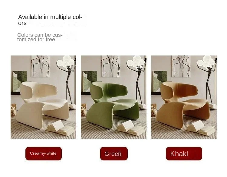 Designer Creative Single Sofa Chair for Negotiation Table and Chairs Leisure Sofa Rest Area Hotel
