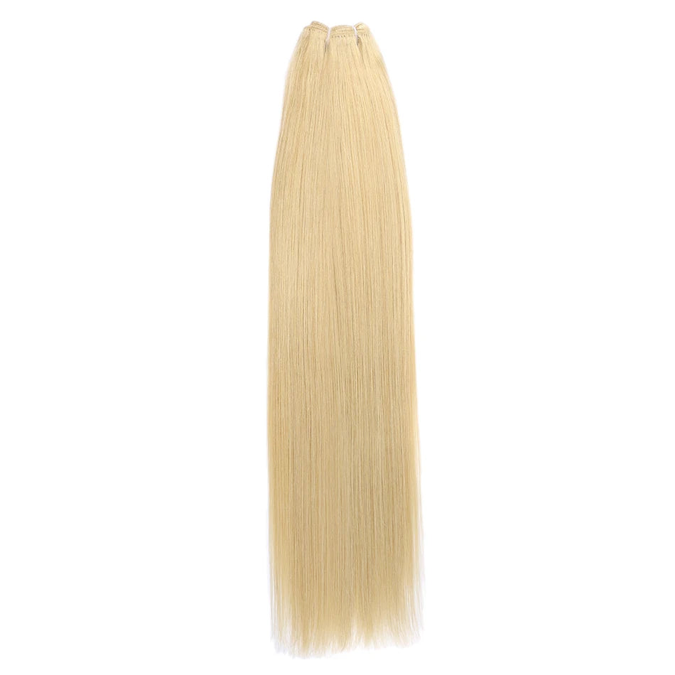 Russian Human Hair Bundles Weft 100% Remy Human Hair Weaves 100G /50G Hair Weaving Braiding Natural Straight Hair