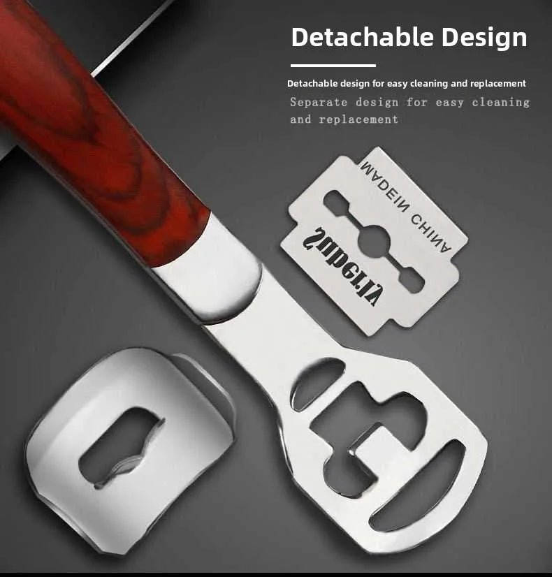 Foot Care Tool Kit Profional Dead Skin Removal Foot File Set with 0 Blades Foot Scraper Board Personal Hygiene Tool