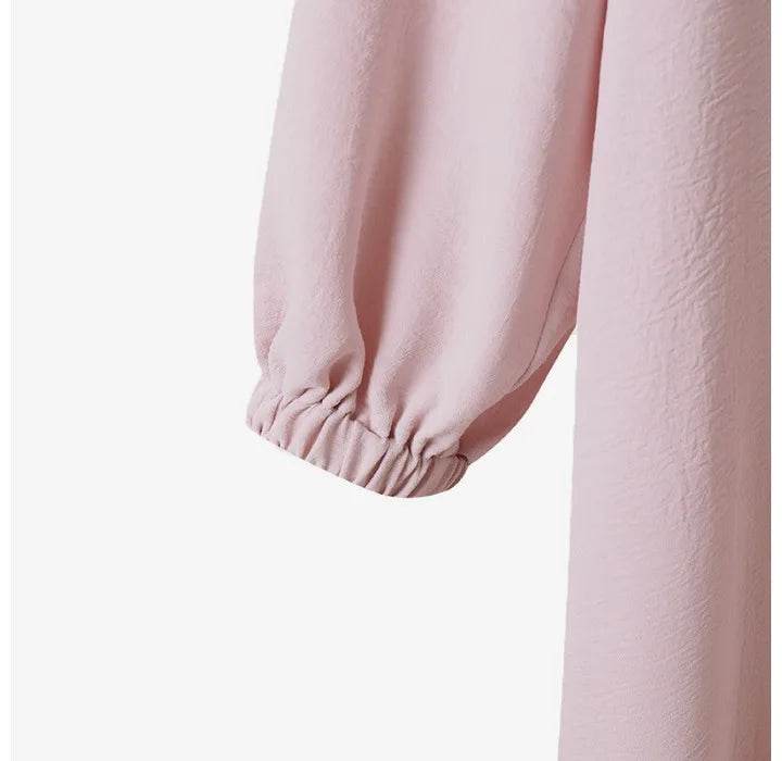 Casual Sets of Clothes for Muslim Woman Fashion Mushroom Button Long Sleeves Pants Suits for Female New Spring and Autumn 2023 - AIAZ