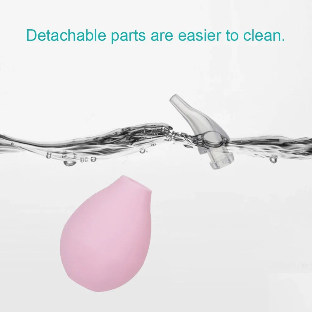 Newborn Baby Nasal Aspirator Suction Soft Tip Mucus Vacuum Runny Nose Cleaner Cleaning for Boys Girls Kids