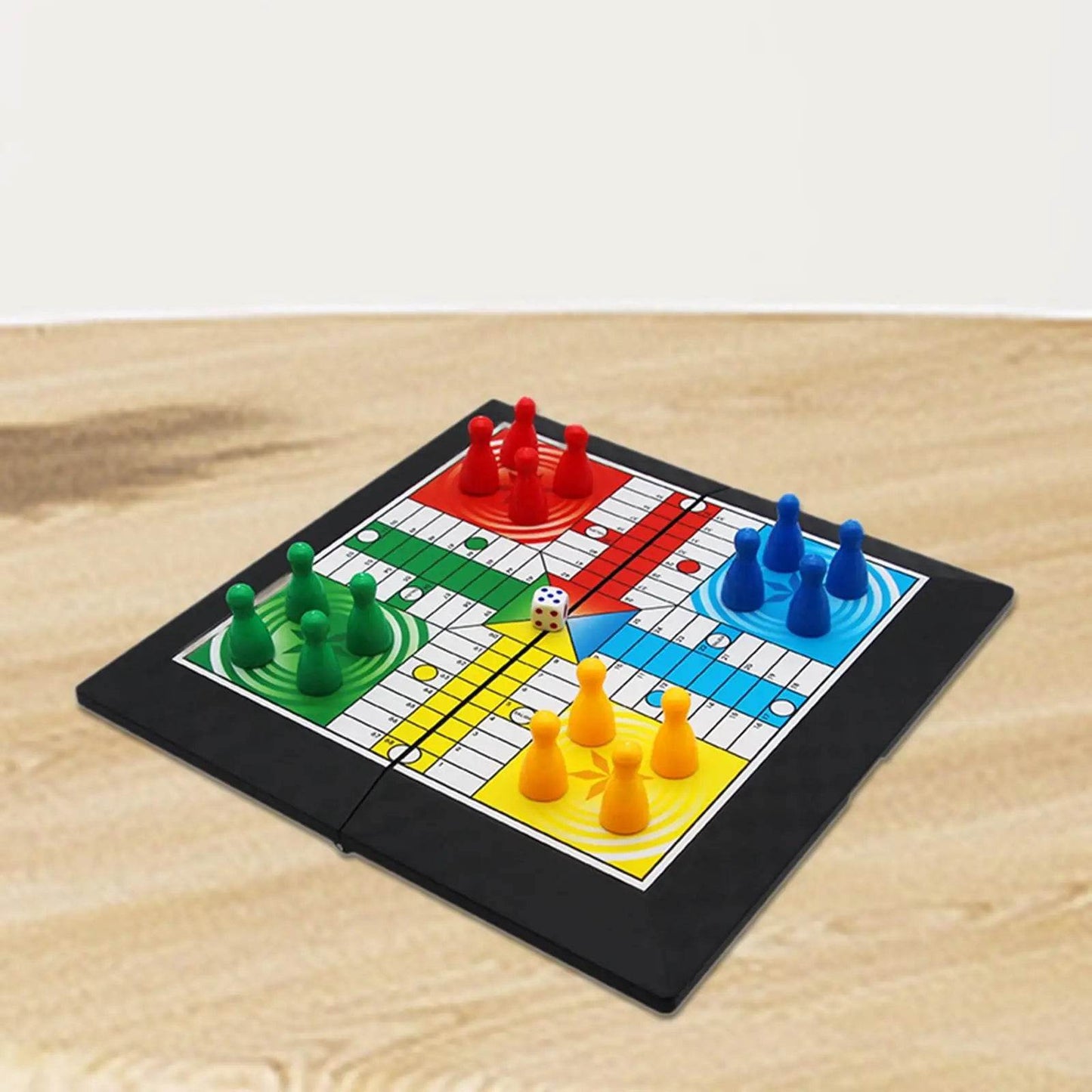 Board Games Ludo Set Party Game Parent Child Strategy Interaction with Foldable Board for Funny Family Table Game Social Games - AIAZ