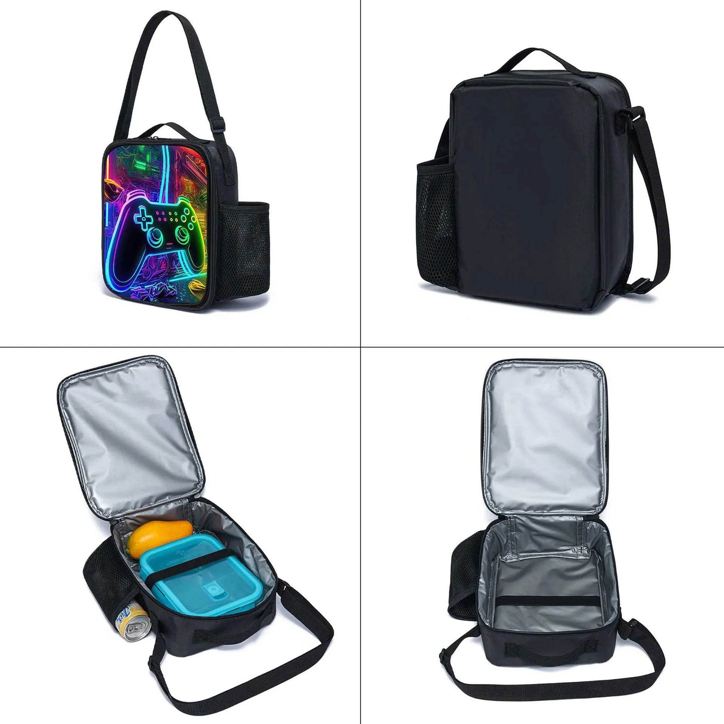 School Bags for Children Boys Game Pad Pattern Backpacks Kids Satchels Primary School Grade 1-3 Students 3 Pieces Set Backpacks - AIAZ
