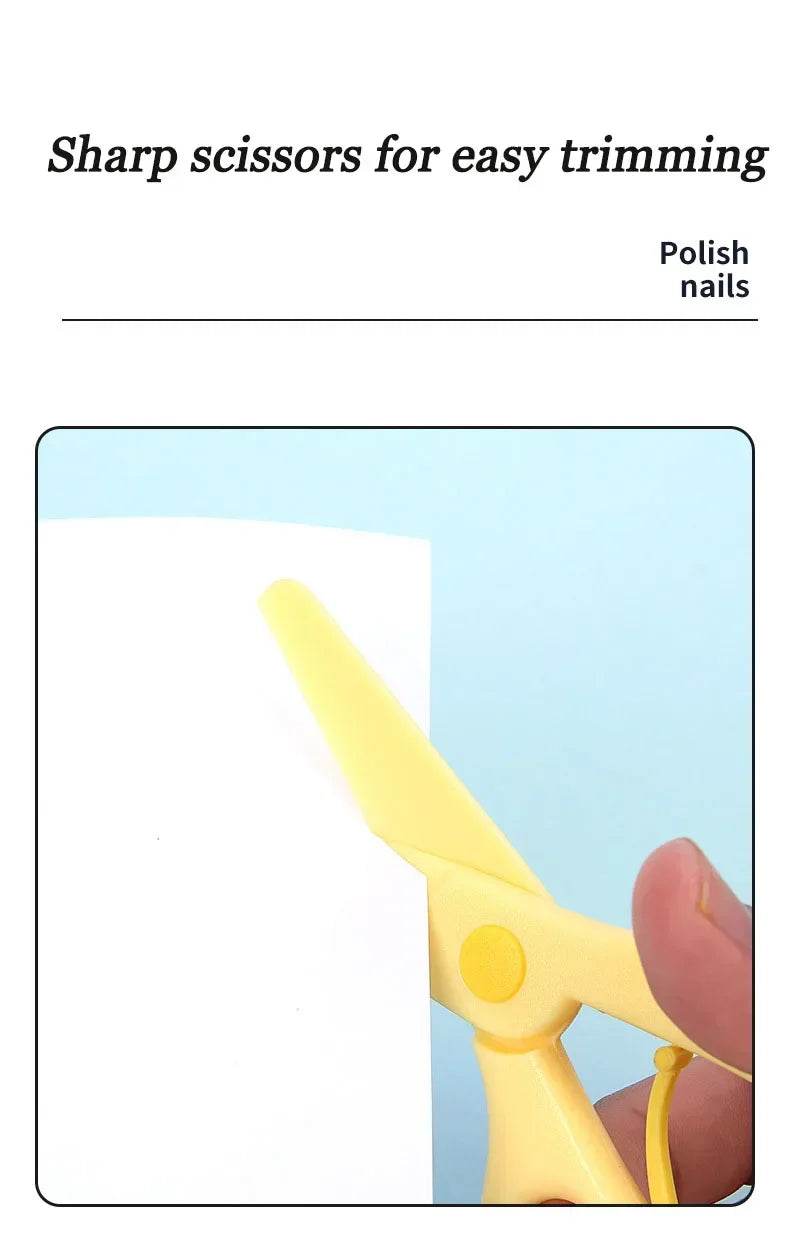 Cute handmade Paper Cuttings plastics scissors handmade DIY supplies School office supplies art tools stationery kawaii pens - AIAZ