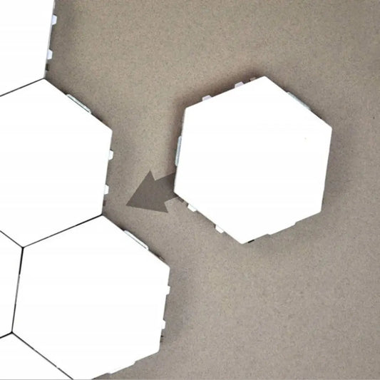 Sensitive Honeycomb Touch Wall Lamp Magnetic Hexagonal Honeycomb Lights EU Adapter LED Night Lights Bedroom Lamp