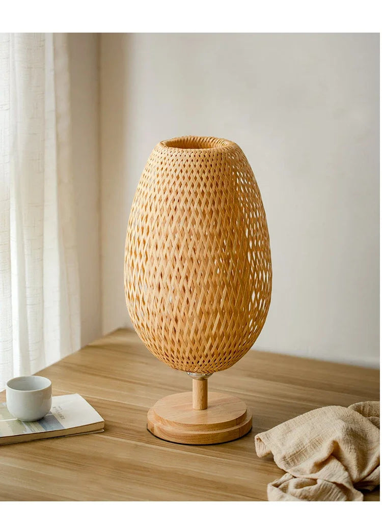 Wooden Wind Small Vine Bar Desk Lamp Creative Modern Living Room Hotel Desk Bedhead Adjustable Home Lighting Decoration Fixtures