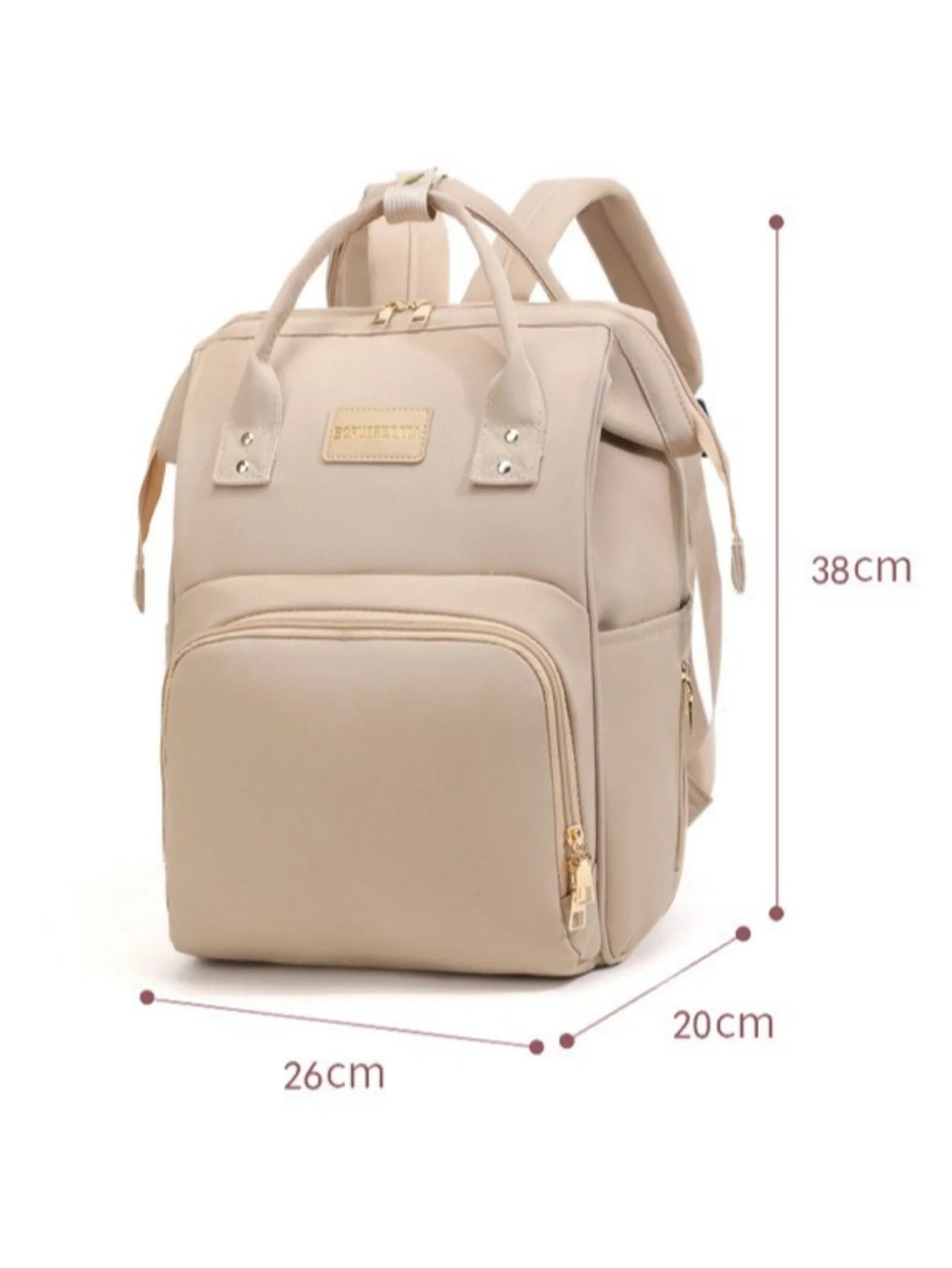 Baby Travel Backpack Diaper Mummy Bag Large Capacity Nappy Bag Material Handbag For Baby Outdoor Travel Bag For Baby Care Stuff