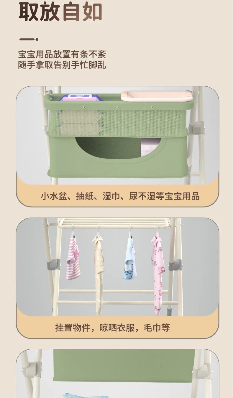 Baby Care Table Portable Multi-functional Baby Changing Table Children's Massage Foldable Bath Table