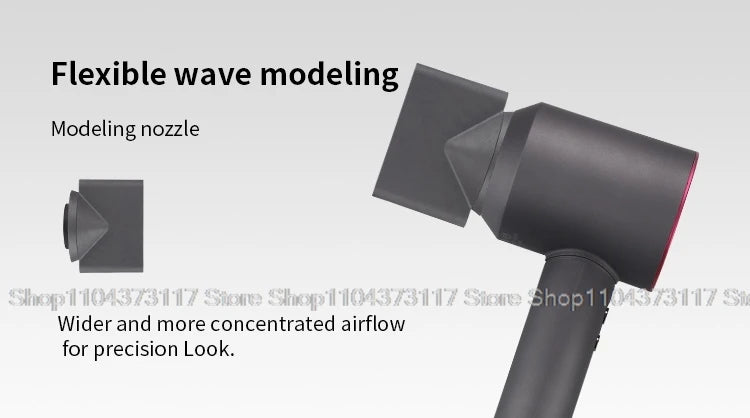 Leafless Hair Dryer New Professional With Flyaway Attachment Negative Ionic Premium Hair Dryers Multifunction Salon Style Tool