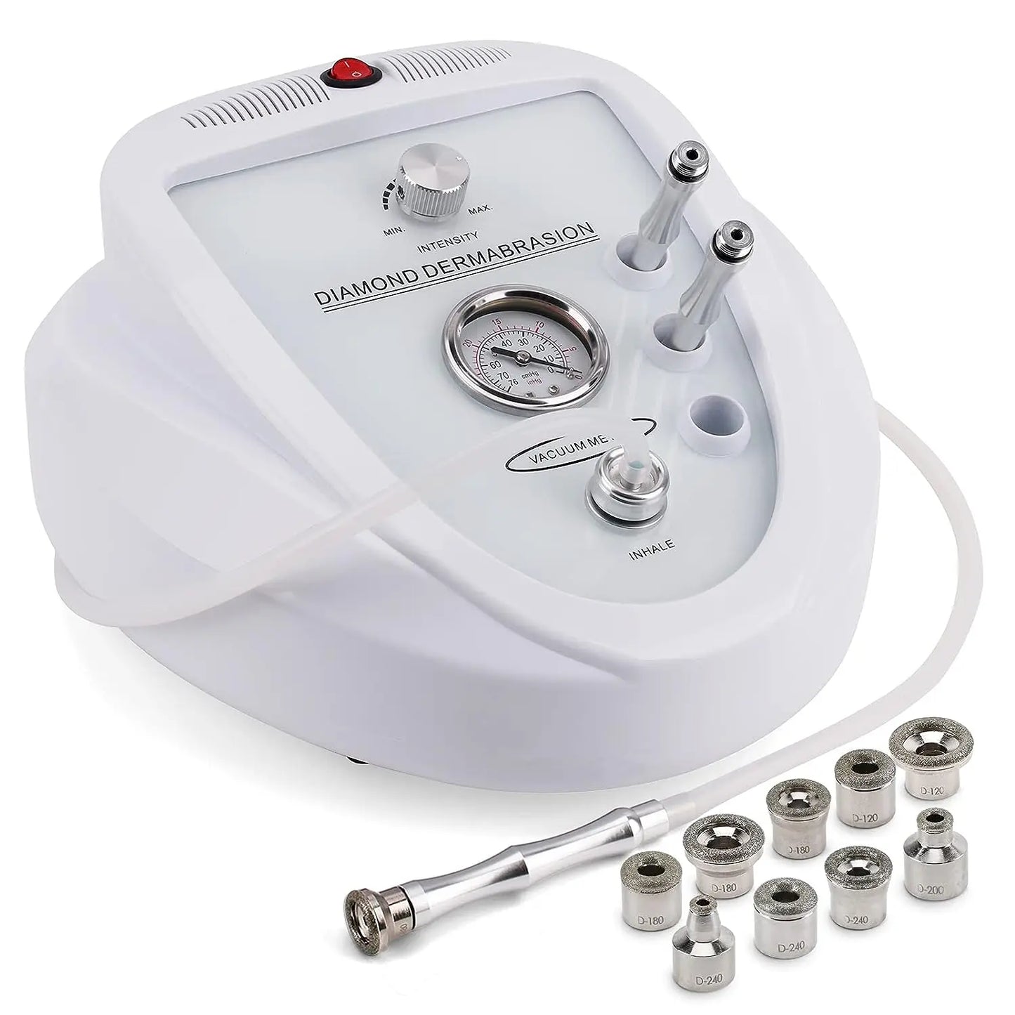 Diamond Microdermabrasion Machine 65-68cmHg Suction Power Professional Dermabrasion ome Use Facial Skin Care Equipment