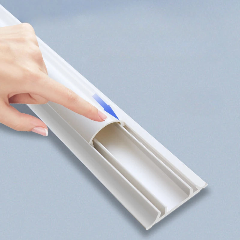 50cm Cord Hider Tv Cable Hider Wall Kit  Wall Cord Concealer Cable Cover Wall Wire Management Cord Covers for Wall Mounted TV