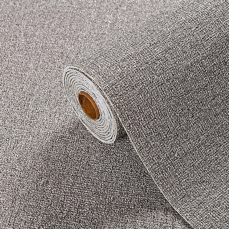 Self Adhesive 3D Panel Linen Wallpaper Foam Soundproof Waterproof 3D Diatom mud Wall Sticker modern simple Bedroom Wallpaper