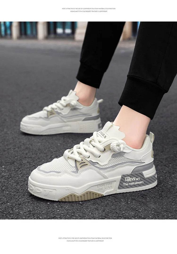 Men Shoes Platform Male Sneakers 2025 New Vulcanized Shoes for Men Casual Running Shoes Large Size 45 46 Hot Sapatos Masculinos - AIAZ