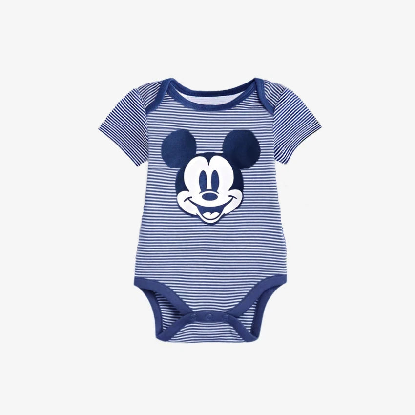 Summer Baby Bodysuit Mickey and Minnie Newborn Baby Clothes Button Design Baby One-piece for 0-24 Months Baby Boy Girl Clothes