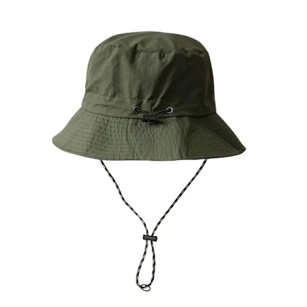 Summer Sun Protection Waterproof Fisherman hat Bucket Hat Camping Hiking Cap With Storage Bag Anti-UV Sun Hat Mountaineering Cap