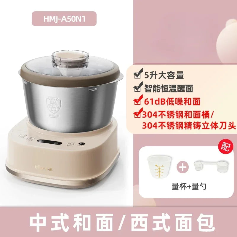 Bear dough mixer, home kneading machine, automatic chef machine, mixing noodle machine, noodle fermentation machine 220V