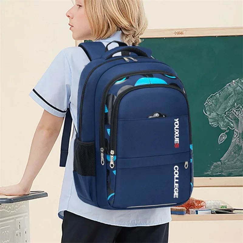 Useful Kids Backpack In Primary Schoolbag For Teenager Boys Waterproof Backpacks Book Bag - AIAZ