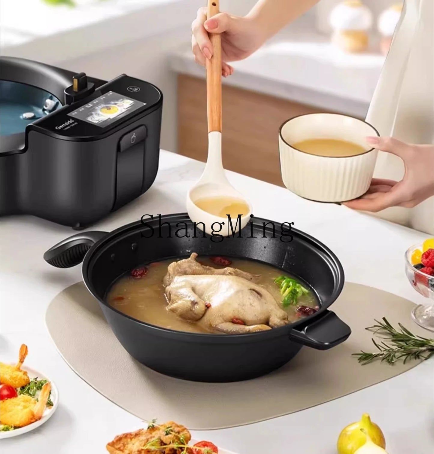 ZYY automatic multi-function pot intelligent cooking robot cooking artifact household