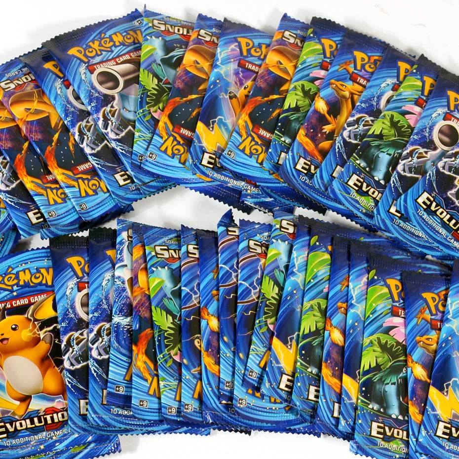 Newest 324Pcs Pokemon Cards Sun & Moon XY Evolutions Pokemon Booster Box Collectible Tradiner Card Game toy for children - AIAZ