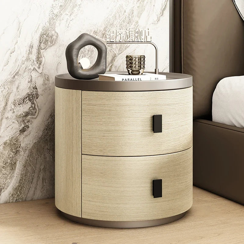 Nordic Solid Wood Bedside Table,Nightstand,Storage Cabinet,Comfortable with Drawer,Bedroom Bedside Tables,Living Room Furniture