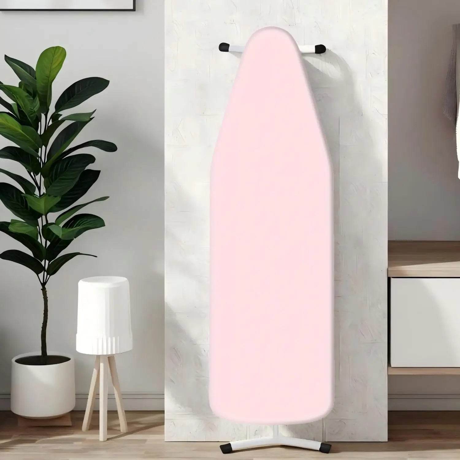 Ironing board cover 140x50cm, cotton cover and thick felt liner, easy to fit, resistant to burning, Morandi color - AIAZ