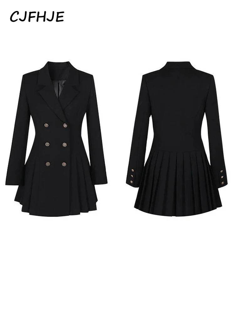 Women Business Suit Fashion Hepburn Sexy Little Black Dress Female French Style Elegant Vestidos Office Lady Autumn Outfit - AIAZ