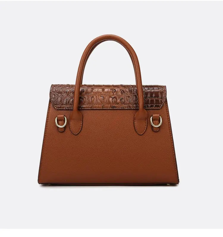 Embossed Handbag for Women 2025 New Fashionable Spacious Soft Leather Woven Rope Shoulder Hand Carry Crossbody Bag