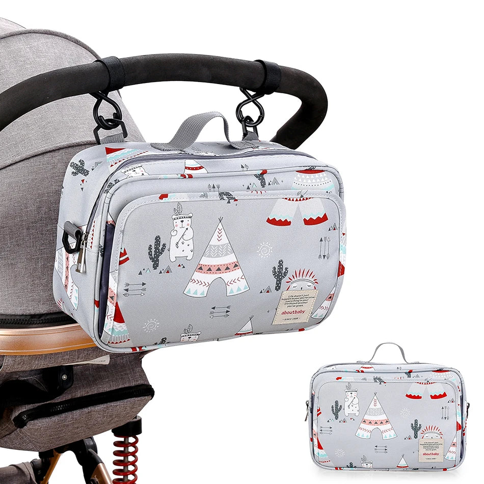 Women Multi-functional Messenger Bags Outdoor Waterproof Stroller Hanging Bag Baby Diaper Bags Adult Casual Cartoon Shoulder Bag