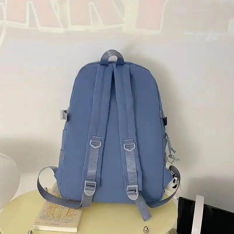 Girls Backpack Cute School Bags For Student Teens Girls Pockets Women Laptop Backpack Harajuku - AIAZ