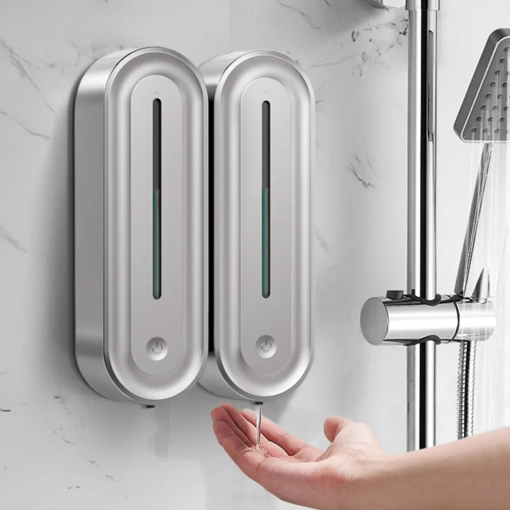 420ML Wall-mounted Automatic Liquid Soap Dispensers Kitchen Touchless Induction Sensor Hotel Malls Bathroom Accessories