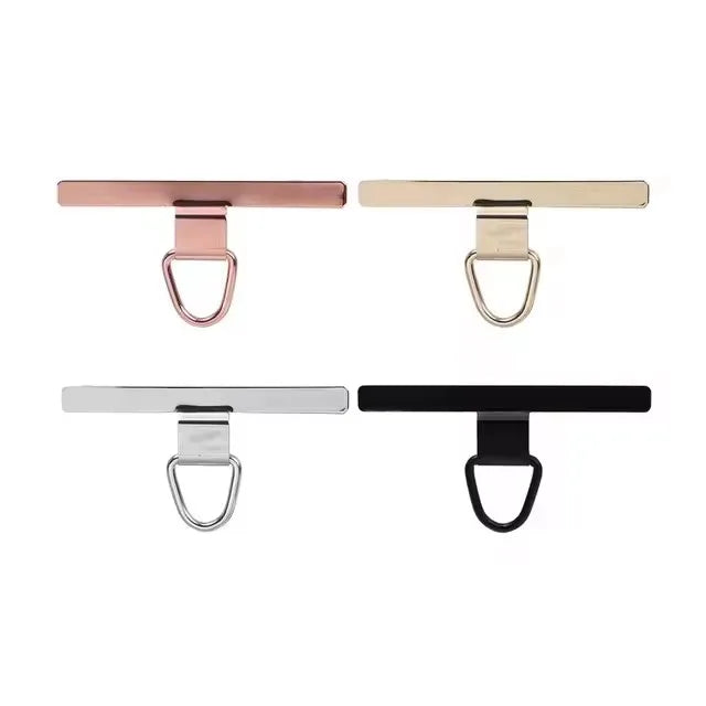 1/4pcs Universal Metal Phone Lanyard Gasket Patch Durable Ultra Thin Mobile Phone Sling Rope Card Clip Strap Hang Cord Tab