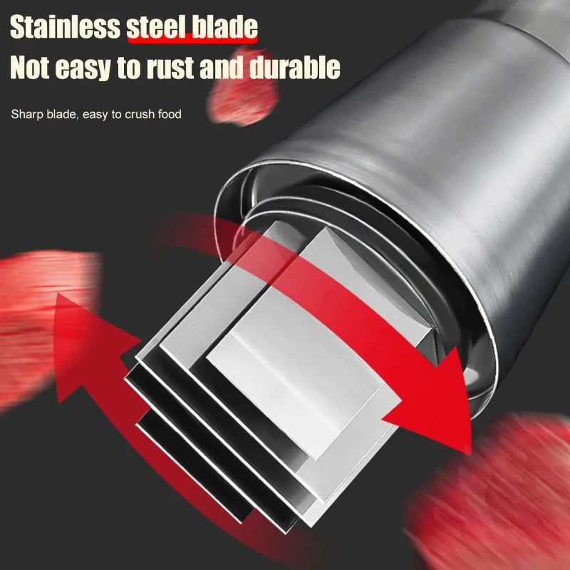 Pressed Garlic Chopper Stainless Steel Manual Garlic Masher Handheld Push Type Garlic Crusher Labor Kitchen Chopper Gadget