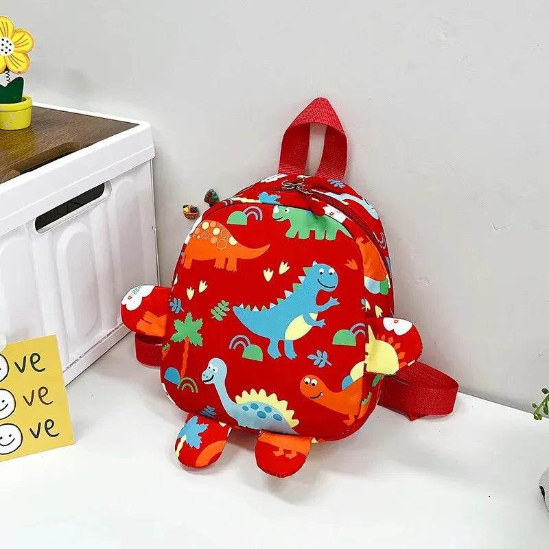 Cute Cartoon Dinosaur Baby Backpacks Kindergarten Schoolbag Children Boys Girls School Bags Adjustable Animals Kid Backpack - AIAZ