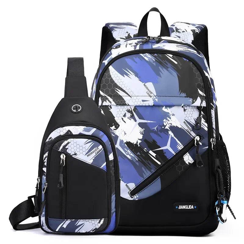2024 Waterproof Children school Backpack School Bags Boys kids Schoolbag primary School backpack Kids Book Bag mochila1-6 garde - AIAZ