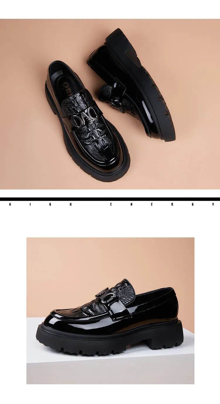 Men Business Formal Shoes Man Oxford Casual Shoes Men Brand Classic Comfortable Fashion Derby Shoes Luxury Leather Shoes - AIAZ