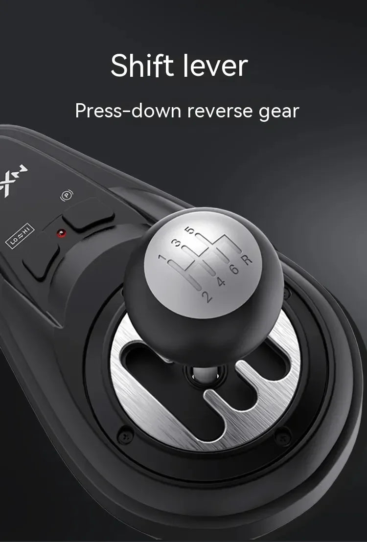 Pxn V10 Steering Wheel Gaming Controller Wired Force 900 Rotation Game Steering Wheel For Ps3/Ps4/Switch/Xbox Man Gifts Custom