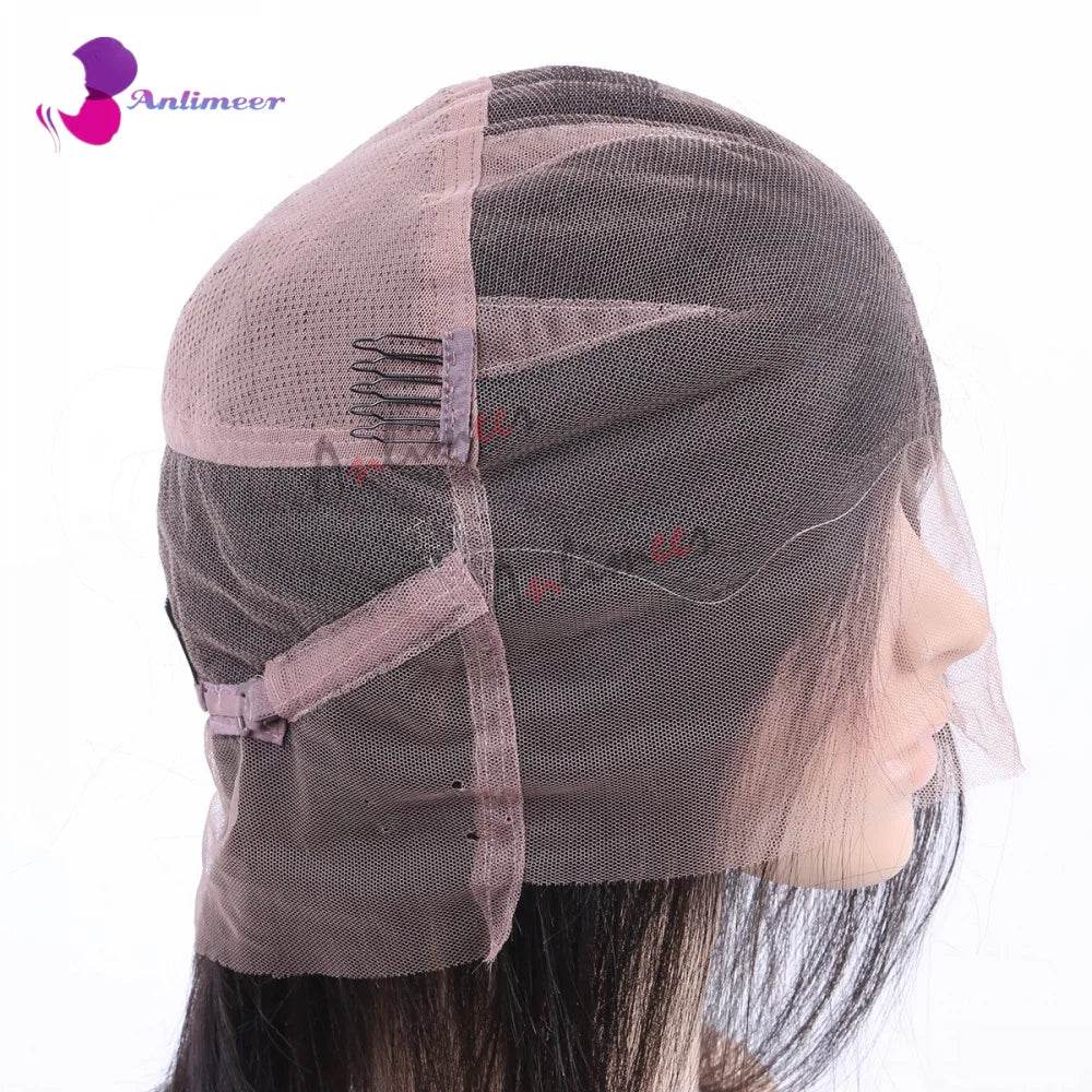 Silk Base Wig Strawberry Blone Highlight Wigs Short Curly Lace Front Wigs Human Hair Pre Pluncked With Baby Hair for Black Women - AIAZ