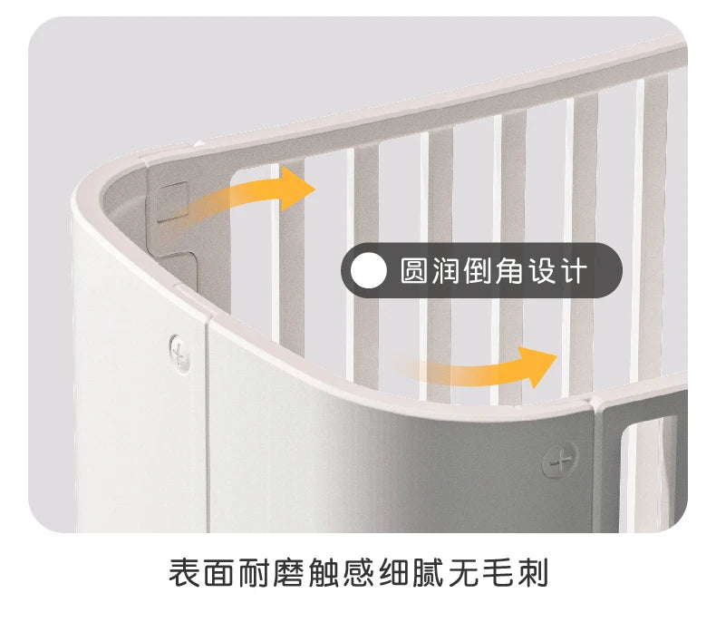 zz  Movable Crib Bed Diaper-Changing Table Lifting Multifunctional Children's Bed Cradle Newborn