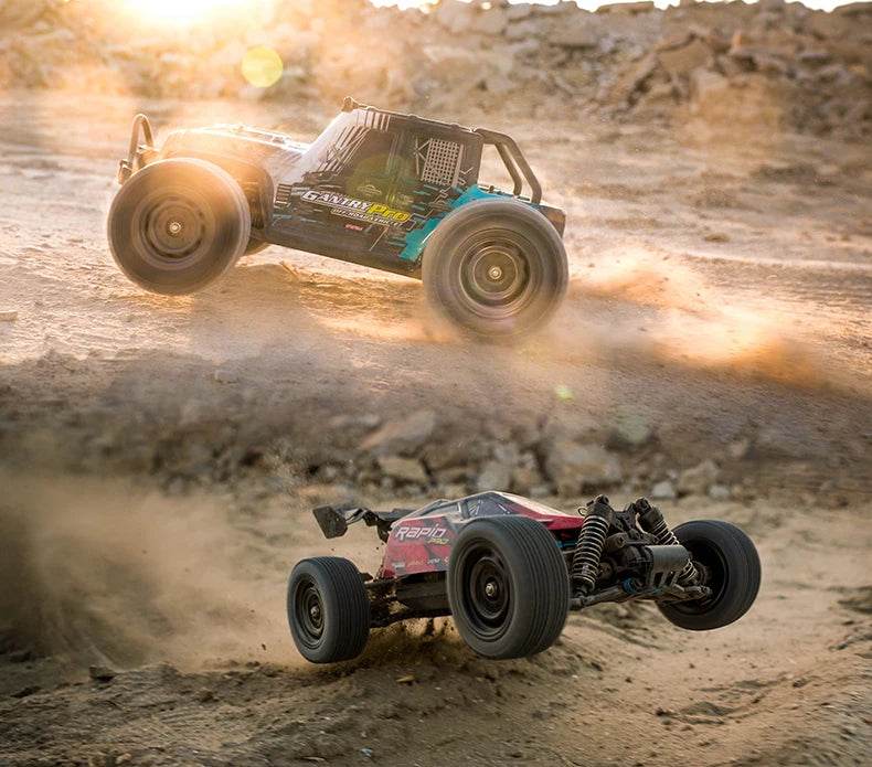 16103PRO 2.4GHz 70KM/H Professional RC Car: Brushless Motor, 1:16 Scale 4WD High-Speed Off-road Climbing Vehicle Wtith LED Light - AIAZ