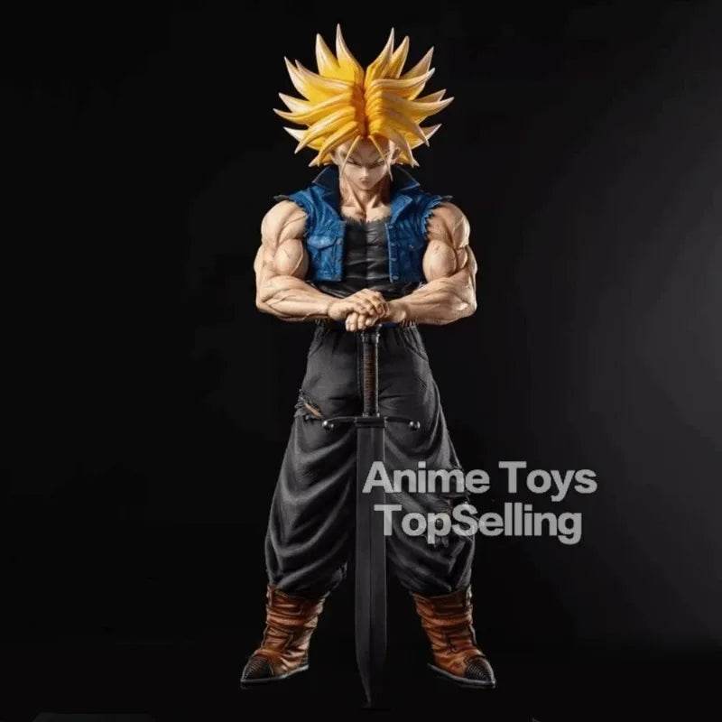 25cm/9.84in Anime Dragon Ball Z Figure Trunks Action Figures Pvc Statue Collection Model Toys for Children Gifts - AIAZ