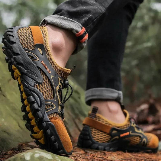 Wear-resistant Shoes for Men Hiking Shoes Jogging Trekking Sneakers Fast Zapatos Outdoor Hombre Invierno Outdoor Anti-slip - AIAZ