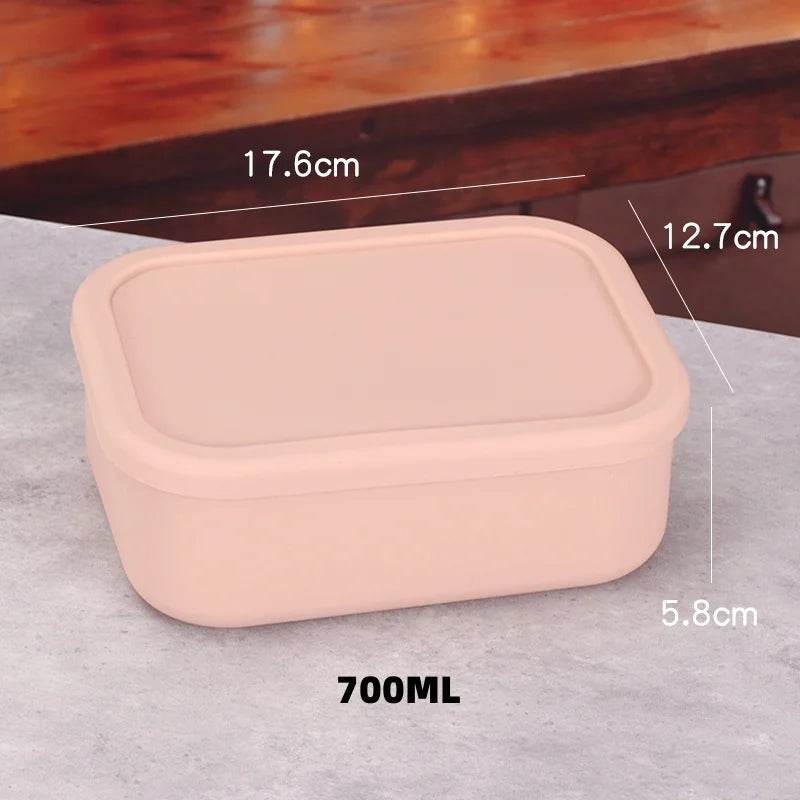 Silicone Bento Boxes Lunch Container, YONGHAO Leak-Proof Lunch Container, BPA-Free, Dishwasher Safe - AIAZ