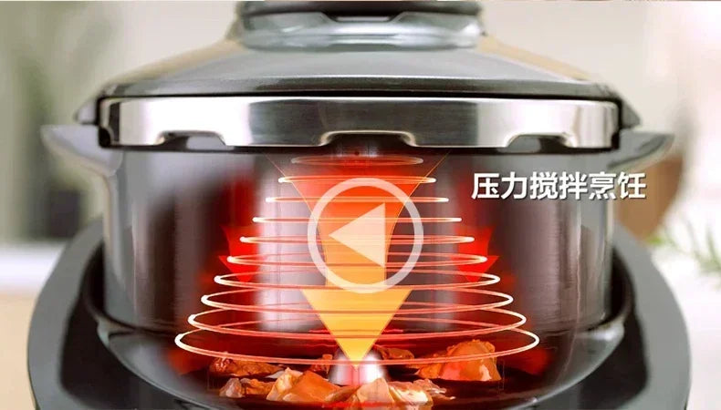 220V SUPOR Small C Master Chef Machine Smart Stir Fry Cooking Robot Multi-Function Automatic Kitchen Appliance AE