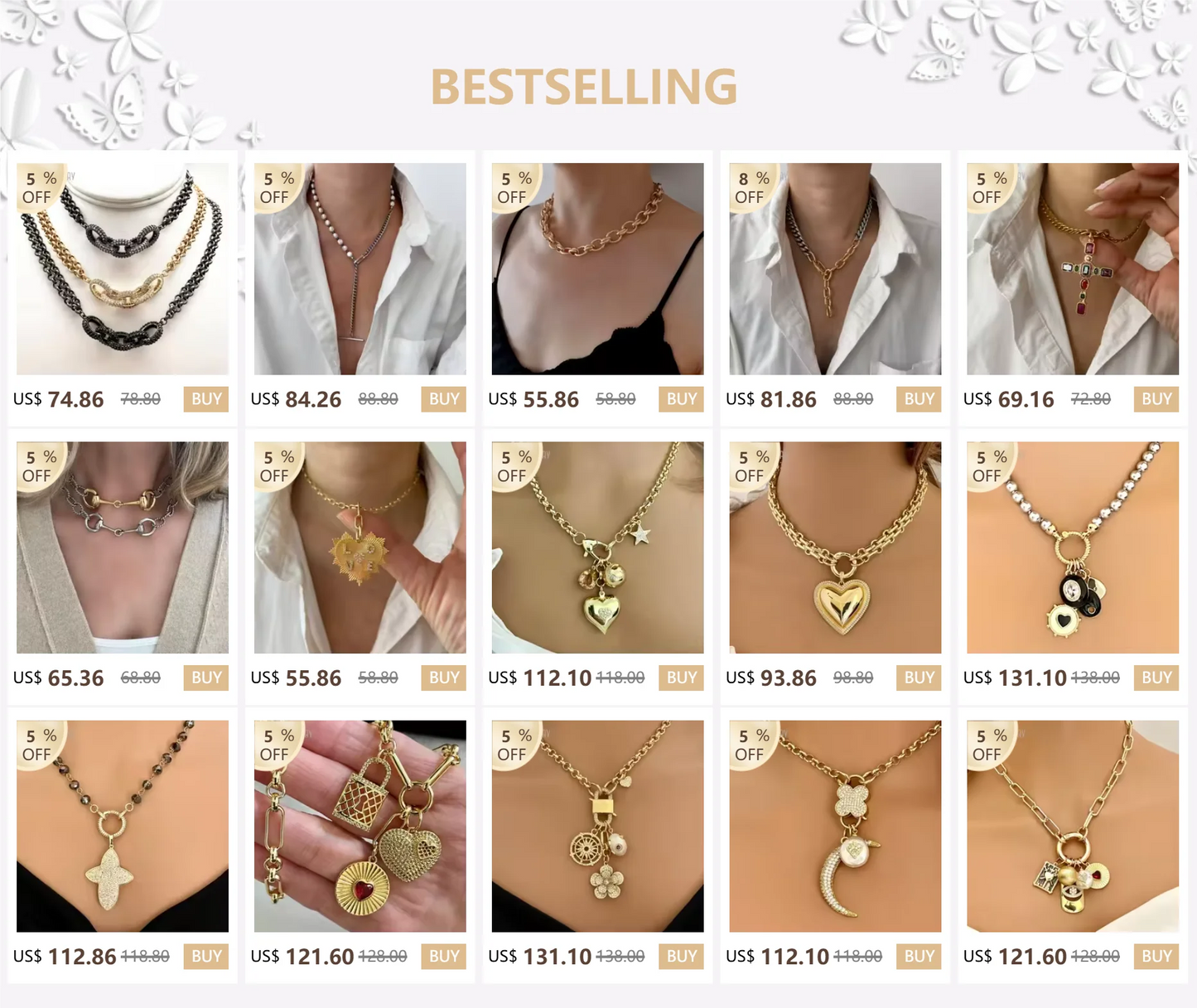 10pcs Waterproof Stainless Steel Box Chain Jewelry Lucky Six Pence U.K Elizabeth Coin Gold Color Women Medallion Necklace Tiki