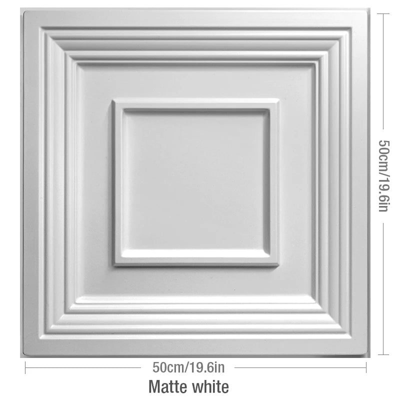4pcs 50x50cm  Premium 3D Wave Wall panel Stripe Wallpaper PVC Wall Decor Living Room Bedroom Office Decor TV Background 9 sold