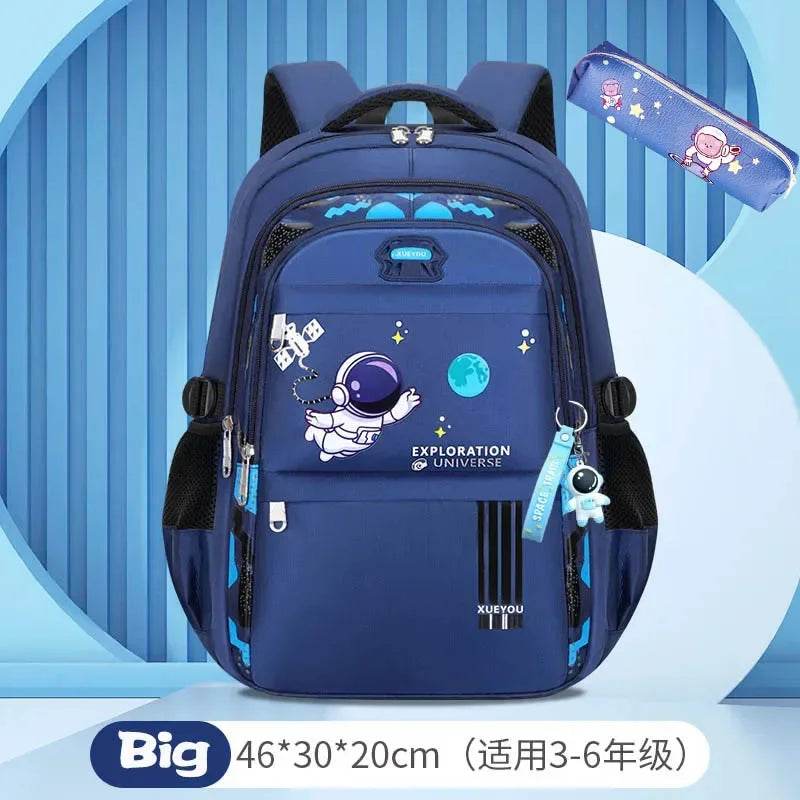 School Bags for Boys Shoulder Backpack Bagutte Children Spinal Protection Light Big Capacity New Astronaut Waterproof Kids - AIAZ