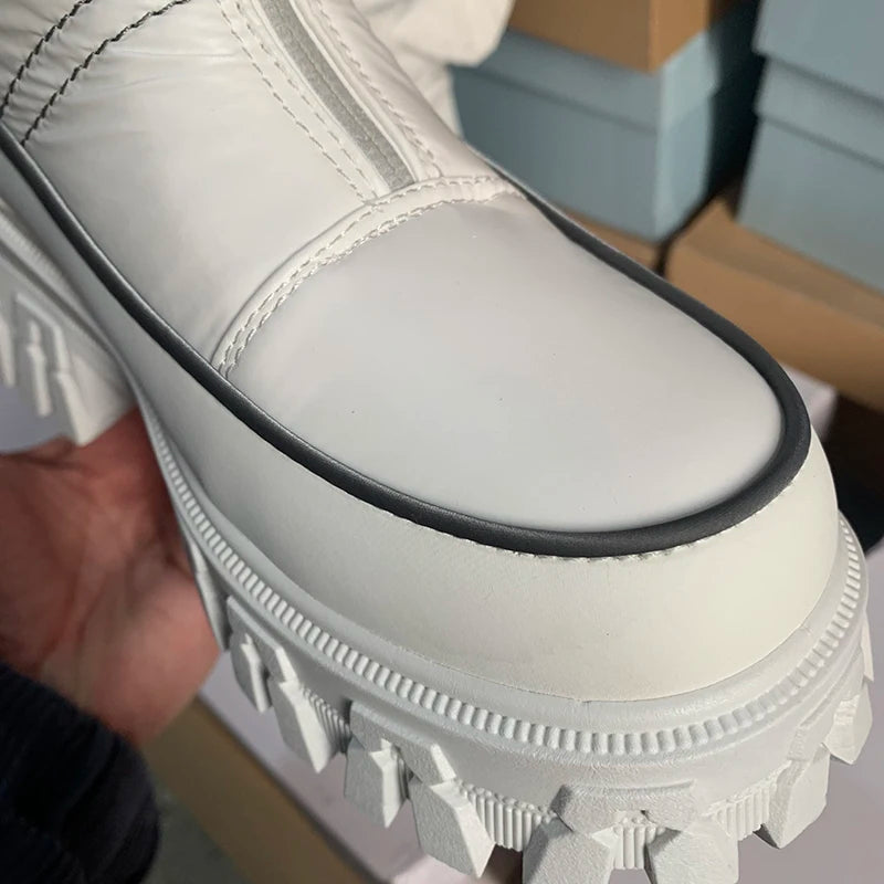 2024 Winter Snow Boots Women Plus Velvet Thickened Cold-resistant Warm Cotton Shoes Waterproof Non-slip Thick Sole