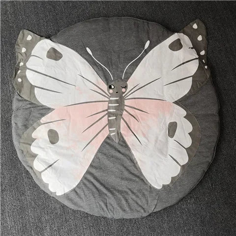 Cartoon Animals Baby Play Mats Pad Toddler Kids Crawling Blanket Round Carpet Rug Toys Mat For Children Room Decor Photo Props