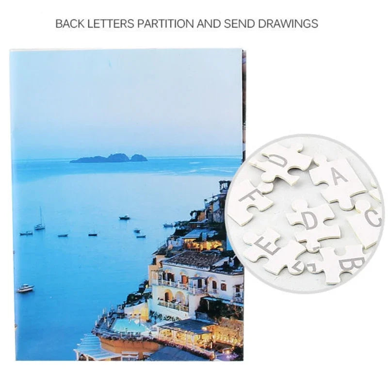 75*50cm 1000pcs Puzzle Difficult Adult World Famous Painting Puzzle Landscape Stress Relief Education Puzzle Toys