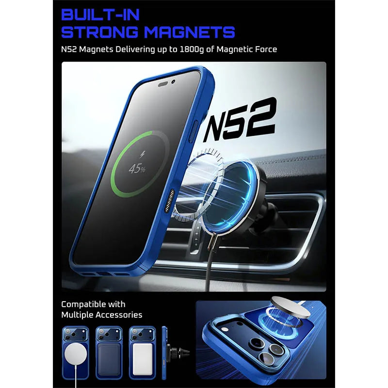 SUPCASE For iPhone 17 Pro Max Case with Camera Control Capture Button UB Mag Slim Shockproof Magnetic MagSafe Phone Case Cover